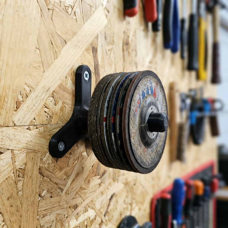 Workshop Tools Storage - 125mm 앵글 그라인더용 1개 벽걸이 그라인더