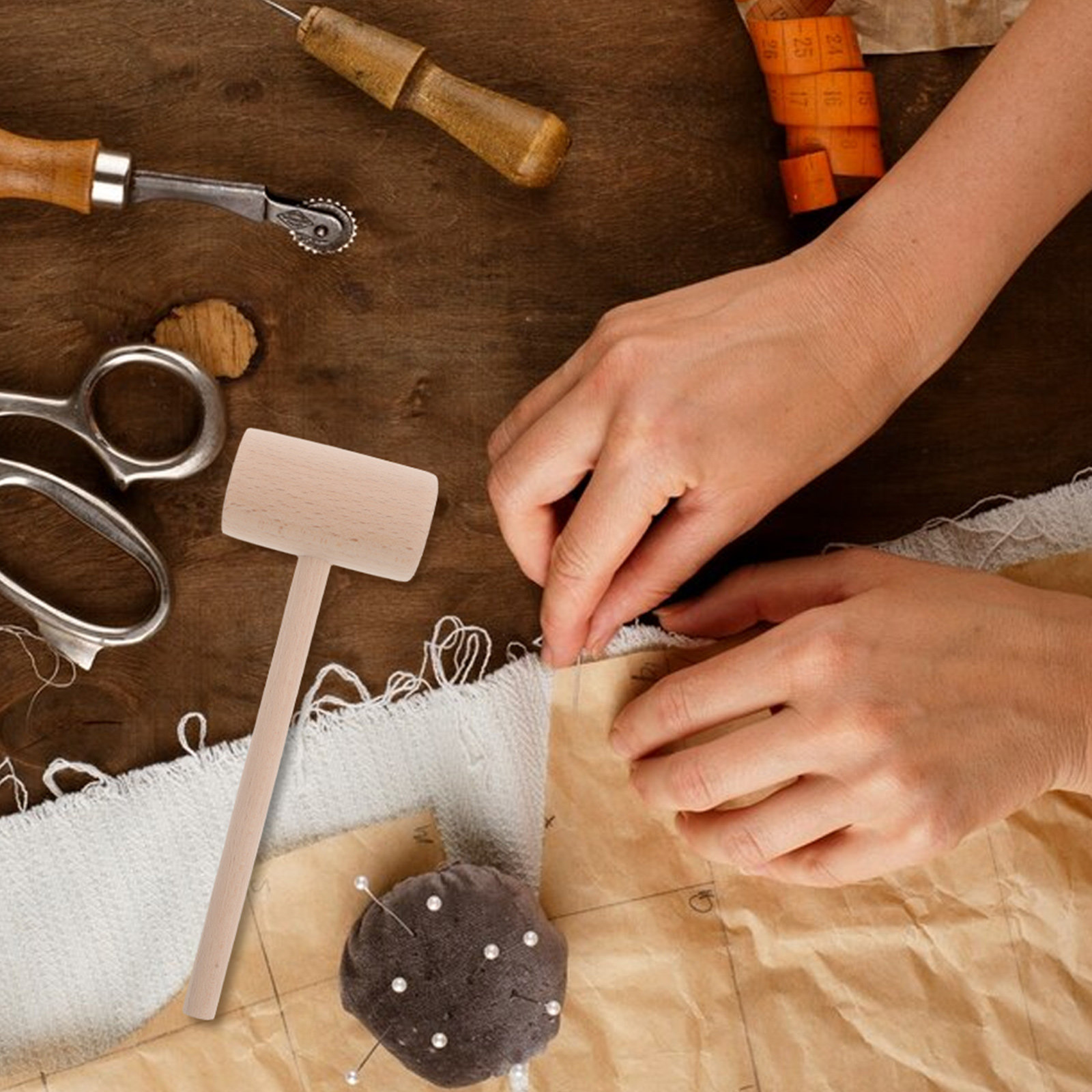 Mallet Wood Carving - 나무 망치 DIY 공예 망치 나무
