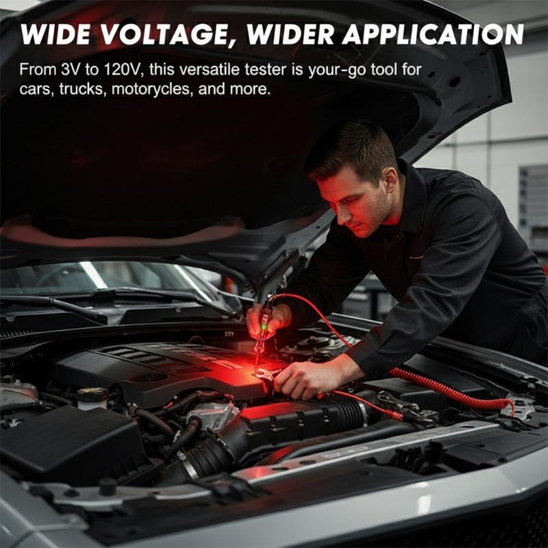 Tools Use In Workshop - 3V 120V 전압 테스터 펜 디지털