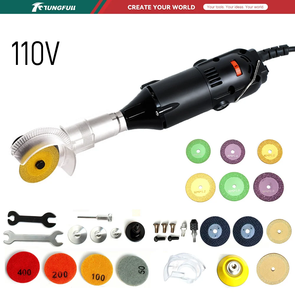 Workshop Tools And Equipment - TUNGFULL 110V 미니 앵글 그라인더 전기