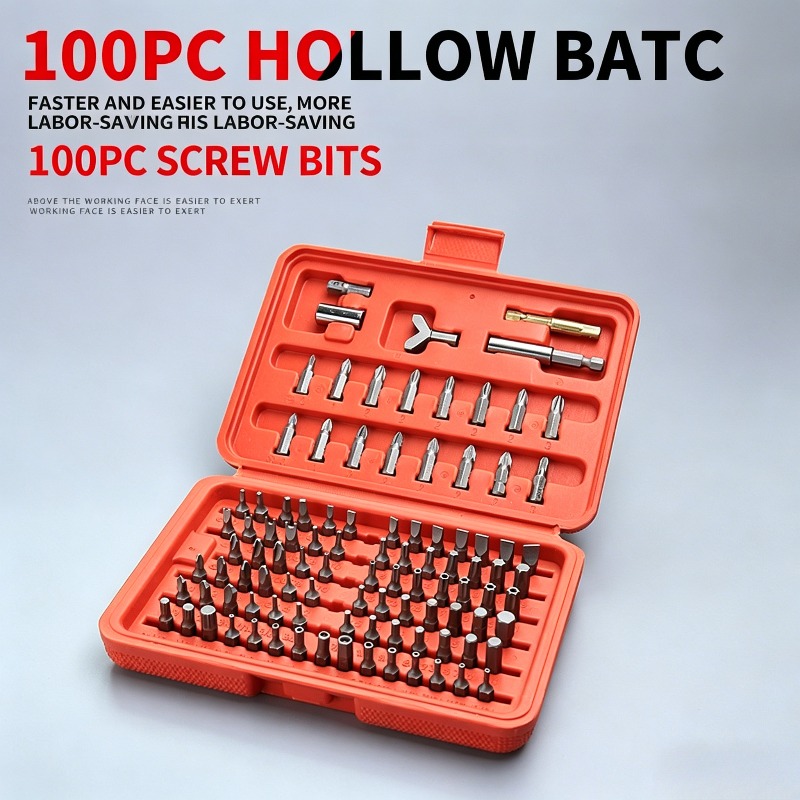 Tools Use In Workshop - 100PCS 스크류드라이버 비트 세트, 드릴 및