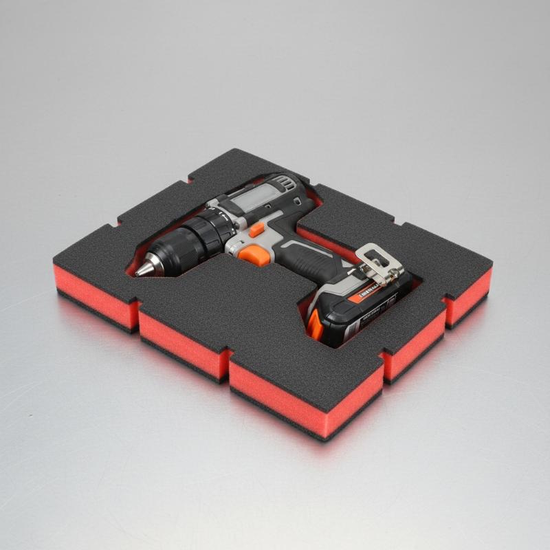 Tools Box For Workshop - 1Pcs 레드 블랙 충격 방지 폼