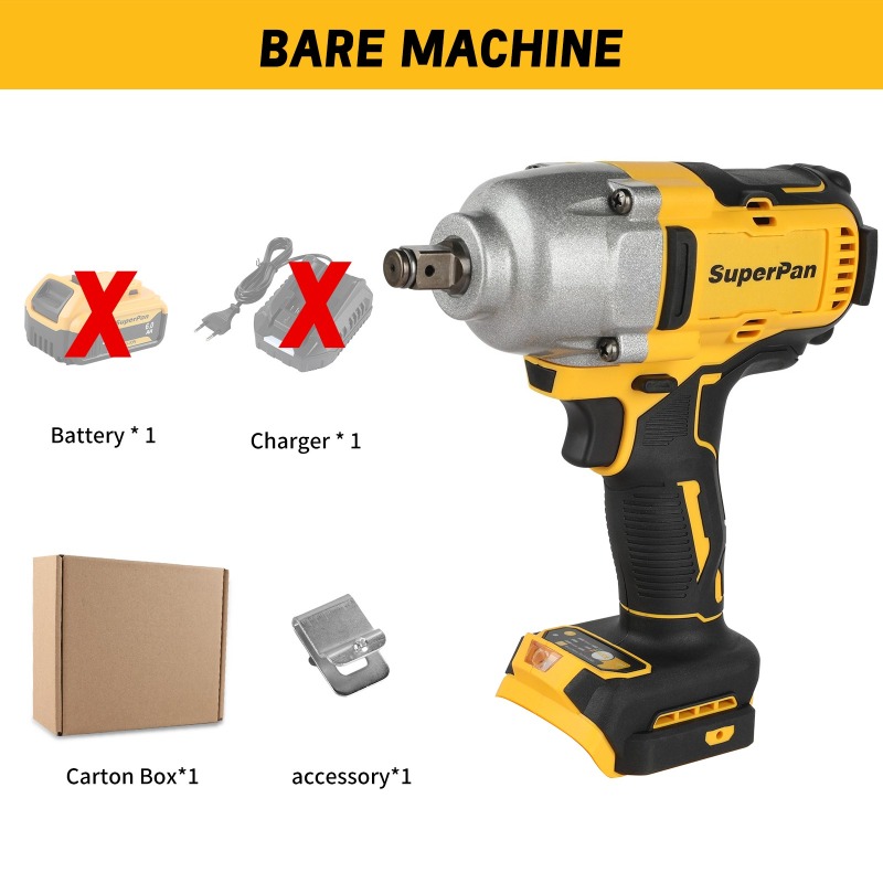 Tools Use In Workshop - 고토크 무선 임팩트 렌치(본체만), 1396Nm 조임