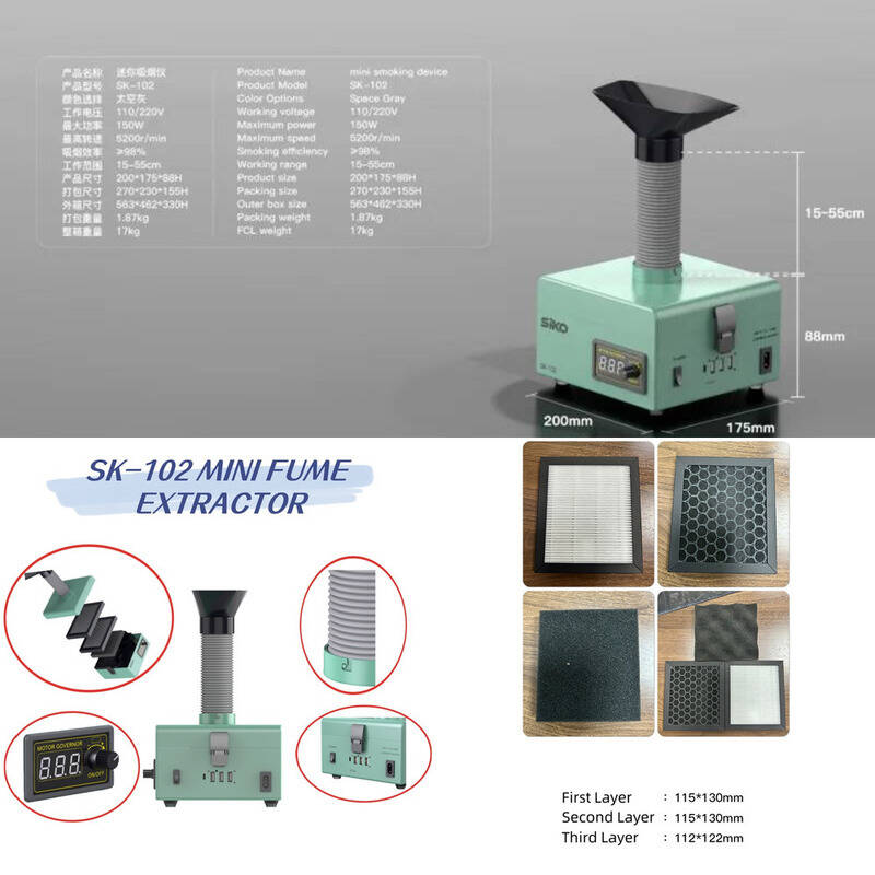 SK-102 연기 추출기 150W 납땜 연기 추출기,  - Tools Use In Workshop 리뷰 및 가격