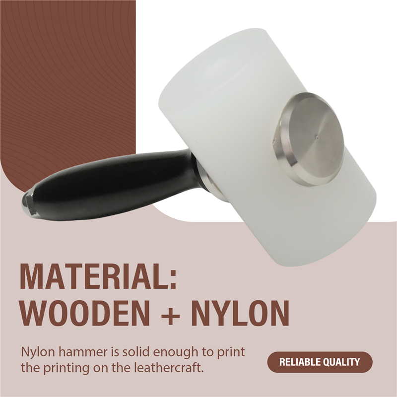 AT63-가죽공예용 가죽조각 망치 나일론 망치 나무 손 - Mallet Wood Carving 리뷰 및 가격