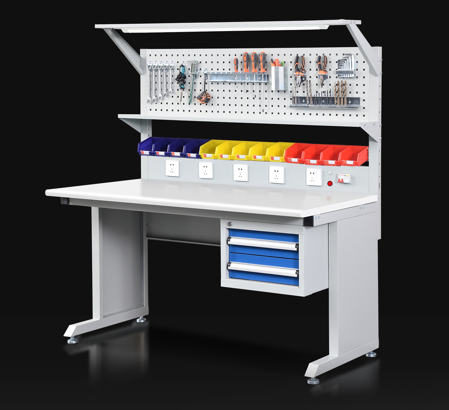 그래핀 정전기 방지 작업대 공장 작업장 서랍형 헤비듀티 - Workshop Tools Table 리뷰 및 가격