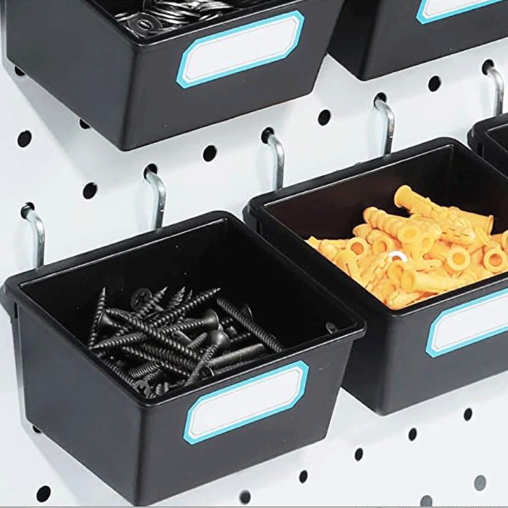 1/6 세트 후크 및 라벨이 있는 페그보드 상자 작업장 - Tools Box For Workshop 리뷰 및 가격