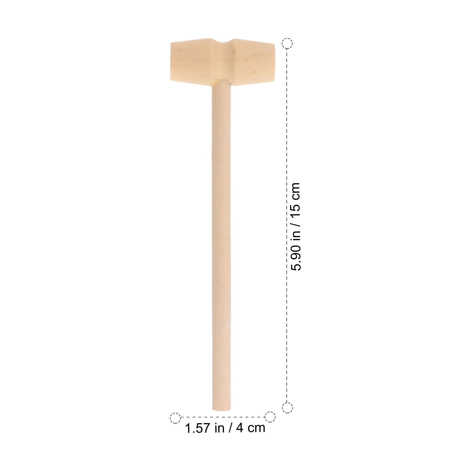 20개 어린이용 미니 나무 망치, 미완성 솔리드 망치, - Mallet Wood Carving 리뷰 및 가격