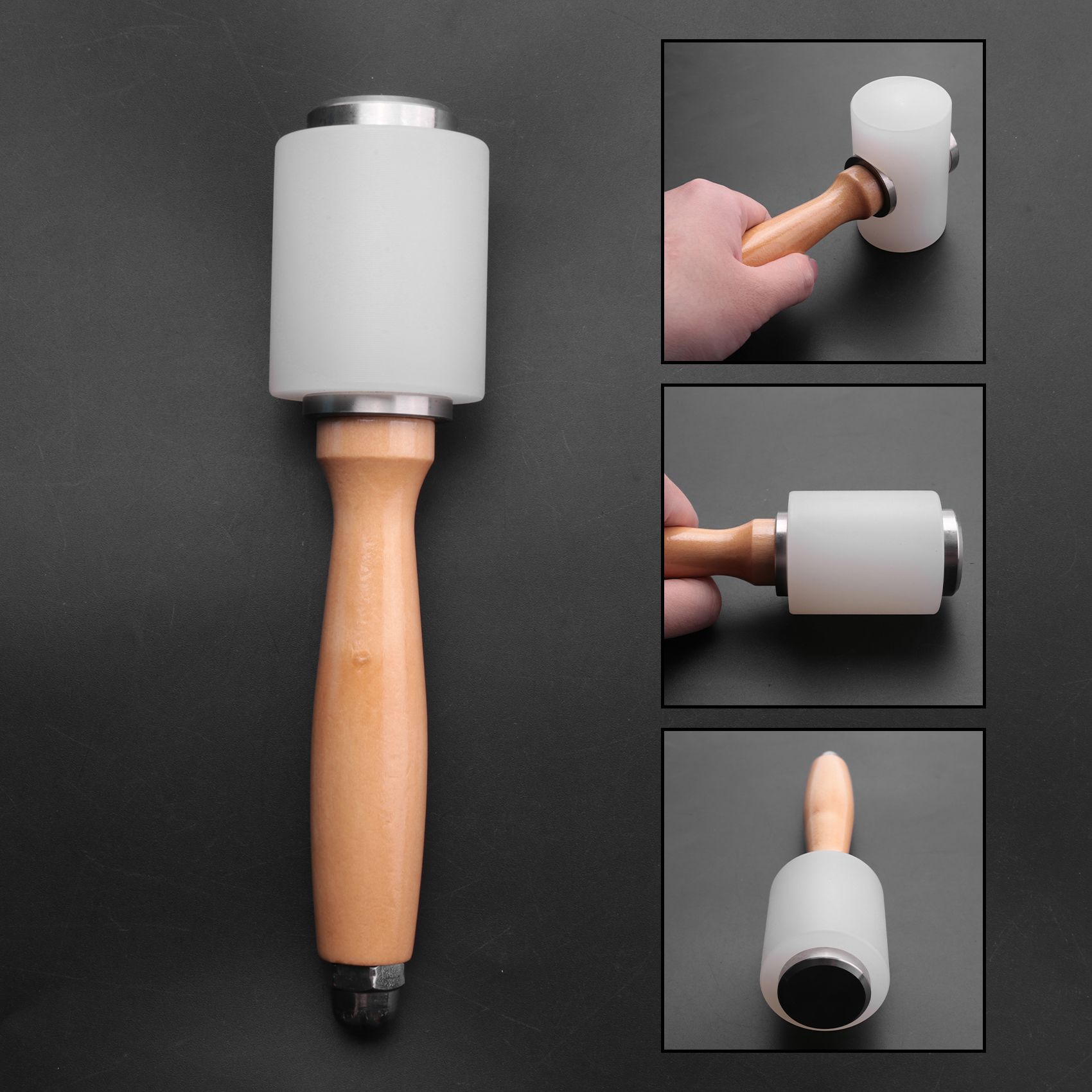 A84X-2 Pcs 가죽 조각 망치, 가죽 망치, 나무 - Mallet Wood Carving 리뷰 및 가격