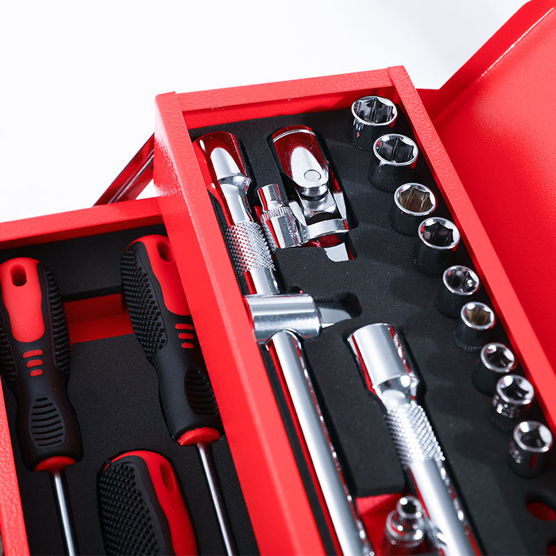 18인치 휴대용 이중 손잡이 공구함 5단 트레이 90종 - Tools Box For Workshop 리뷰 및 가격