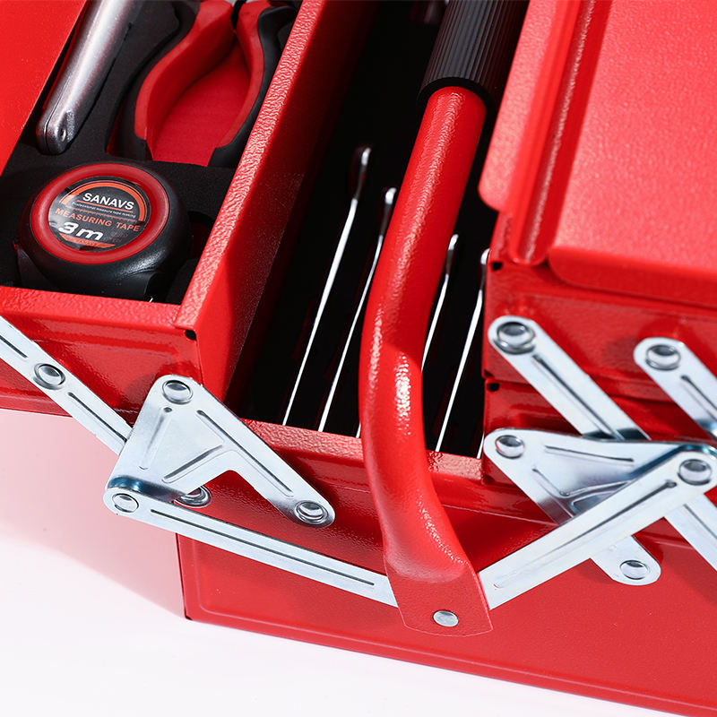 18인치 휴대용 이중 손잡이 공구함 5단 트레이 90종 - Tools Box For Workshop 리뷰 및 가격