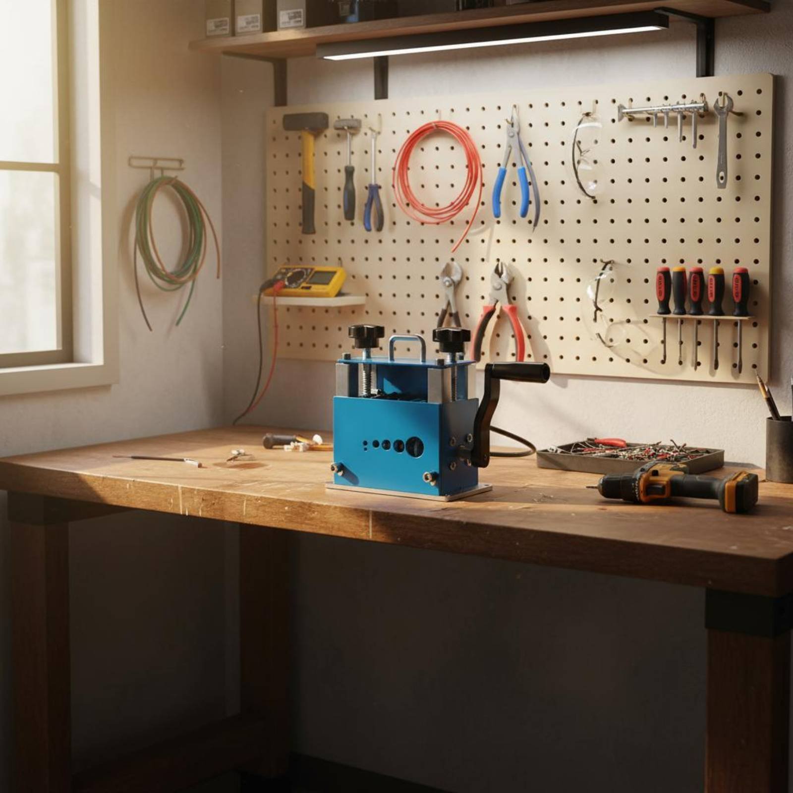 멀티홀 코드 필러 트윈 드라이브 핸드 크랭크 와이어 스 - Workshop Tools And Equipment 리뷰 및 가격