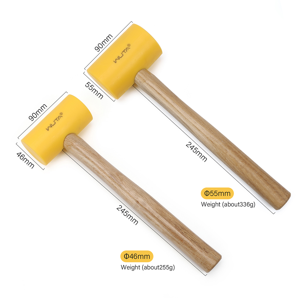 WUTA 1PC 다기능 가죽 공예 망치 고무 망치 Ma - Mallet Wood Carving 리뷰 및 가격