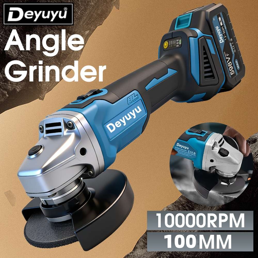 100mm 충전식 앵글 그라인더 리튬 배터리 연마 절단 - Workshop Tools And Equipment 리뷰 및 가격